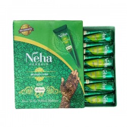 12 cônes de Henné Marron NEHA