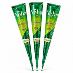 Lot de 3 Cônes de henné...