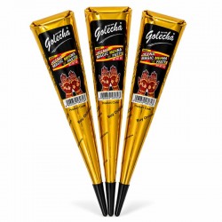 Cône henné Golecha Noir