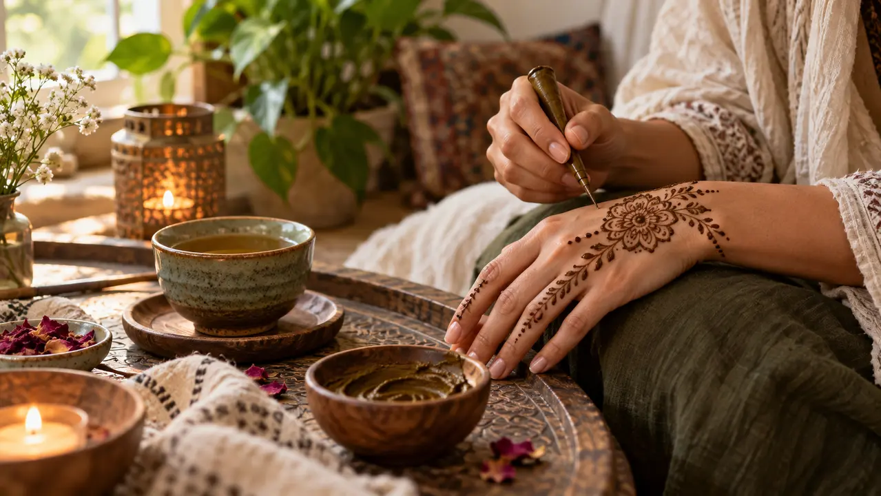 Henna und Wohlbefinden: Freude am Ritual ohne Wunderwirkungsversprechen