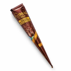 Brauner Henna-Kegel von Rimal Silk